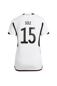 Fotbalové Dres Německo Niklas Sule #15 Dámské Domácí Oblečení MS 2022 Krátký Rukáv